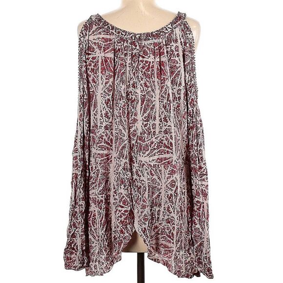 Free People Good Morning Cold Shoulder Top Size Medium - Picture 3 of 12